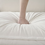 Oversized Chair With Movable Ottoman, Soft Upholstered Lounge Chair