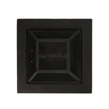 Outdoor Square Mgo Wood Burning Fire Pit - Dark Gray