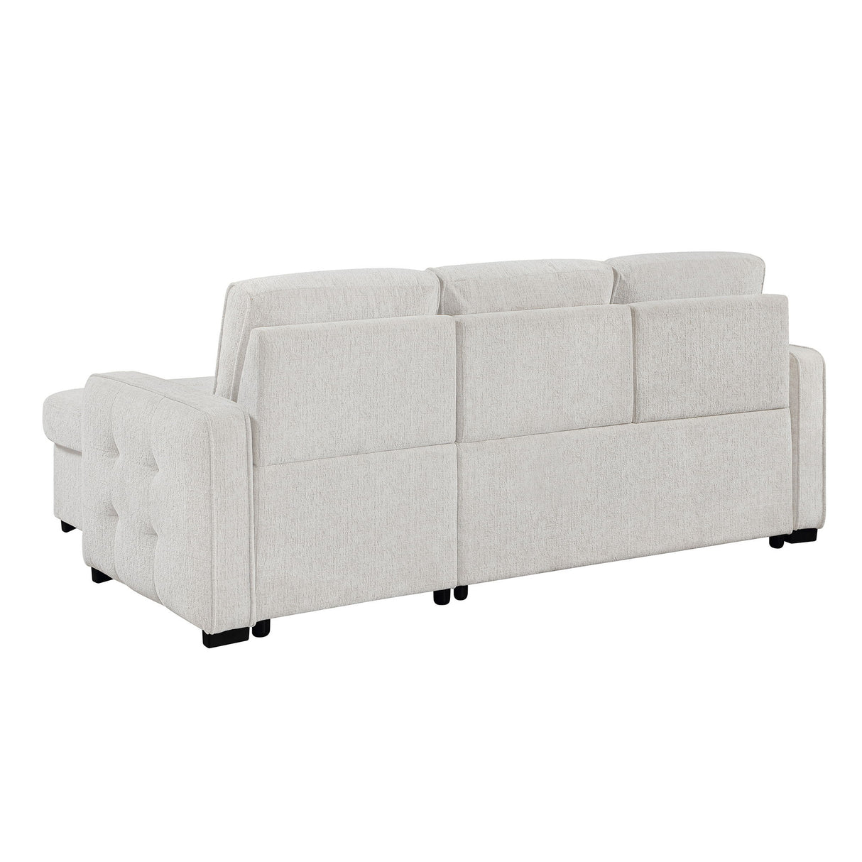 Gustavo - Sofa, Pull Out Bed, Storage Chaise, USB And Cup Holders - Beige