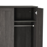 Danbury - Wood Wardrobe - Gray